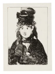 Berthe Morisot de preto