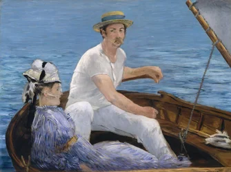 Passeio de barco, 1874.