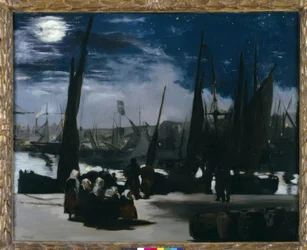 Luar no porto de Boulogne