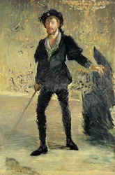 Jean Baptiste Faure (1840-1914) na Ópera &39;Hamlet&39; de Ambroise Thomas (1811-1886) (Estudo), 1877