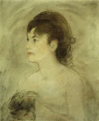 Decoleta da jovem mulher, 1882