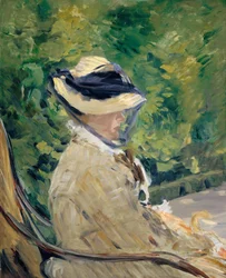 Madame Manet em Bellevue