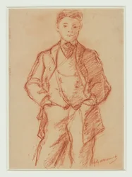 Manet - Retrato de Léon Koëlla-Leenhoff, cerca de 1868