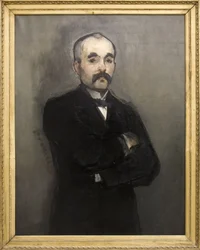 Retrato de Georges Clemenceau (óleo sobre tela)