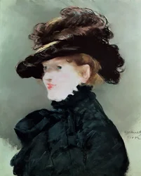 Retrato de Mery Laurent (1849-1900) 1882 (pastel sobre papel)