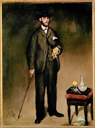Retrato de Theodore Duret ... (pintura sobre tela)