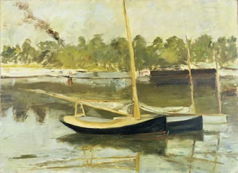 Estudo de um barco em Argenteuil
