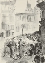 A Barricada, 1871, impressa em 1884