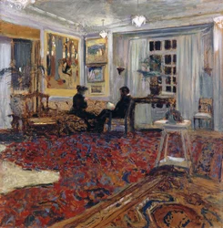 Bate-papo nos Fontaines: Sr. e Sra. Arthur Fontaine; Bate-papo no Fontaines: Monsieur e Madame Arthur Fontaine, 1904