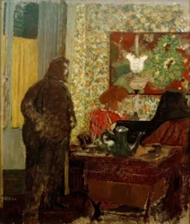 Interior com Misia Natanson no piano (Cipa ouvindo Misia