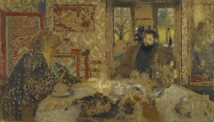 Almoço. Misia e Cipa em Villeneuve, 1897