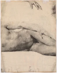 Reclinando Nu Masculino (verso)