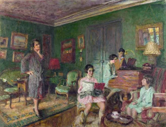 Vuillard, edouard (1868-1940) Madame Andre Wormser and her Children Oil on canvas 1927 National Gallery, London 89,2x116,5