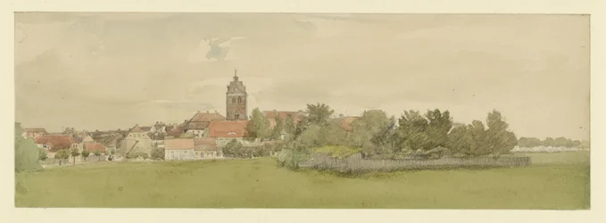 Localidade do Norte da Alemanha com igreja