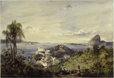 Baía do Rio de Janeiro com o Corcovado