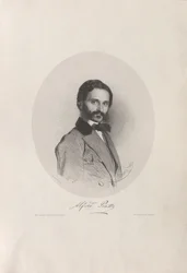 Retrato do violoncelista e compositor Alfredo Piatti 1822-1901, 1858.