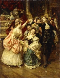 A dança de Farandole,
