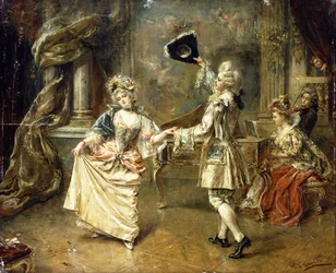 O início da dança,