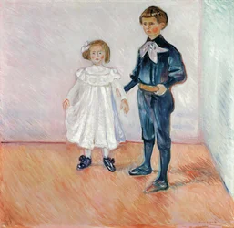 Erdmute e Hans-Herbert Esche, de Munch, Edvard (1863-1944). Óleo sobre tela