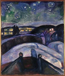 Noruega, Oslo, Noite Estrelada