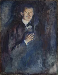 Auto-retrato com cigarro