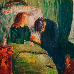 A criança doente, 1907