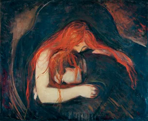 O vampiro (óleo sobre tela)