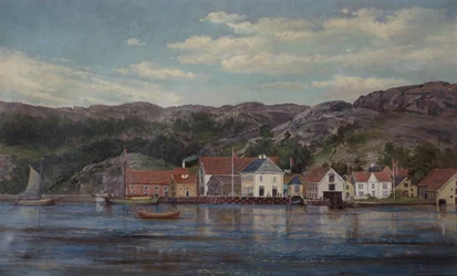 O rio em Flekkefjord