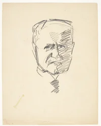 Estudo para um retrato de dr.med. Carl Lorentzen (1860-1932)