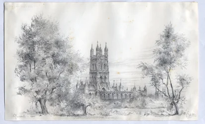 Catedral de Gloucester, 1900