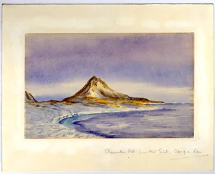 Colina de Observação de Hut Point, 1911 (wc no papel)