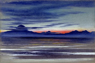 Vista de um trecho de mar, 1901-04 (wc no papel)