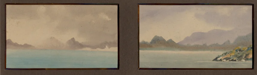 Aguarelas do Caderno da Noruega, 1898-99 (wc no papel)