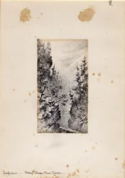 Wiesen Strasse perto de Davos, Suíça, 1898-99