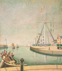 Honfleur, entrada para o porto