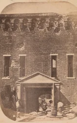 A evacuação de Fort Sumter, abril de 1861.