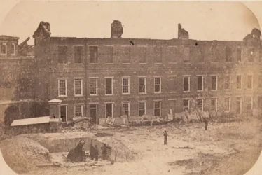 A evacuação de Fort Sumter, abril de 1861, abril de 1861.