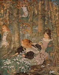 A vinda da primavera, 1899, c1930.