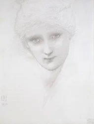 Cabeça de uma mulher, 1890