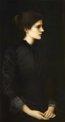 Retrato de Amy Gaskell, 1893.