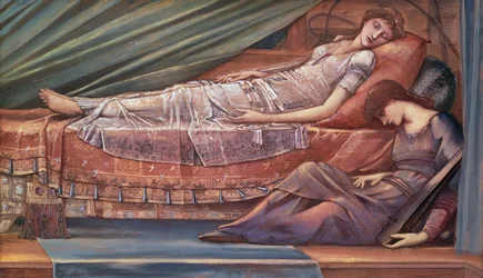 A Princesa Adormecida (óleo sobre tela)