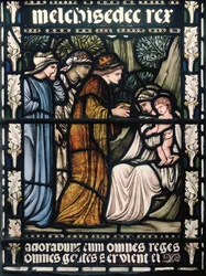 Birmingham, St Martin na arena de touros, Morris & Co., Edward Burne-Jones, A Adoração dos Magos, 1876