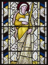 Cambridge, Todos os Santos, Morris Marshall e Faulkner & Co, Edward Burne-Jones, Santa Inês, 1866