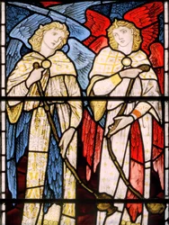 Anjos censurantes, 1869 (vitral)