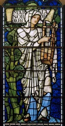 Edimburgo, Catedral St Giles, Morris & Co., Edward Burne-Jones, Maria, 1886