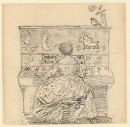 Georgiana Burne-Jones ao piano