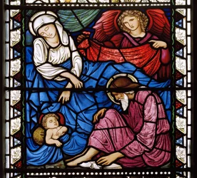 Kirkcaldy Old Kirk, Morris & Co., Edward Burne-Jones, A Natividade, 1886