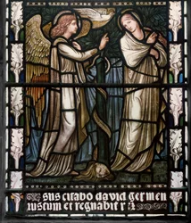 A Anunciação, 1876 (vitral)