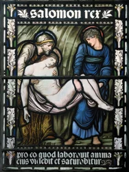 O Entombment, 1876 (vitral)