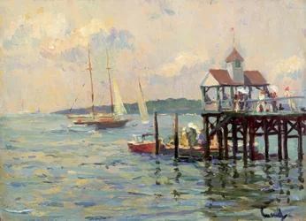 Pontão no lago